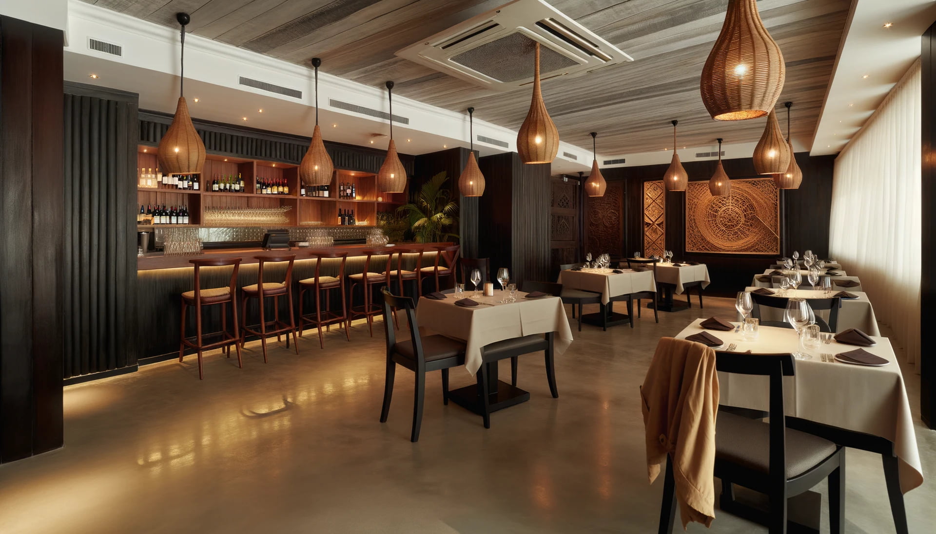 Restaurant interior
